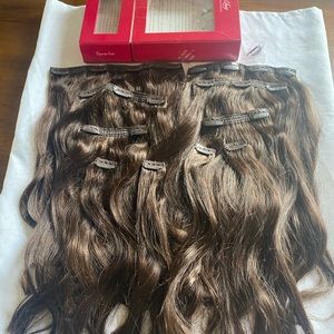 Luxy clip on hair extensions